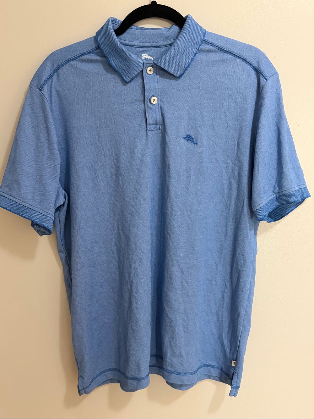 Tommy Bahama Men’s Size M Emfielder 2.0 IslandZone Polo Shirt - Sky Blue